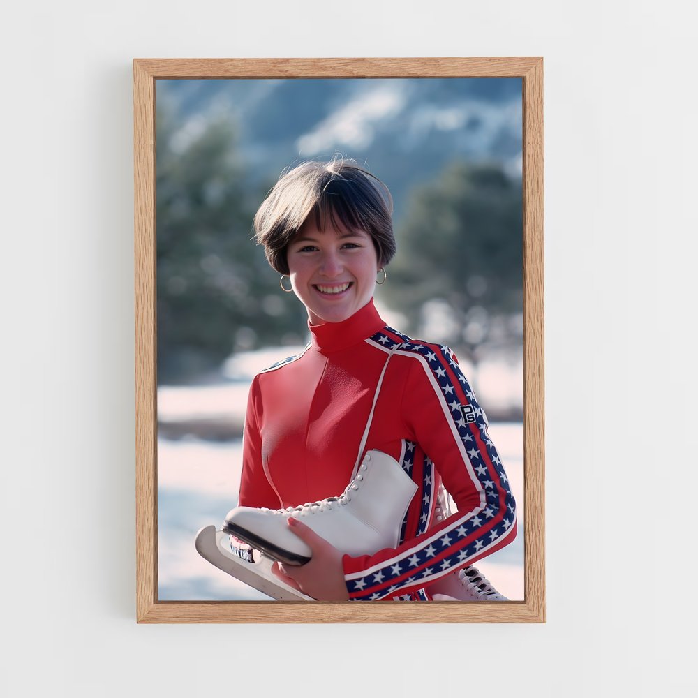 Poster Dorothy hamill – affiche Patinage artistique (vue 4)